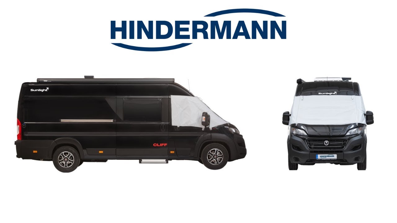 Winter/Sommer-Upgrade für dein Fahrerhaus: Hindermann Thermofenstermatte LUX für Fiat Ducato
