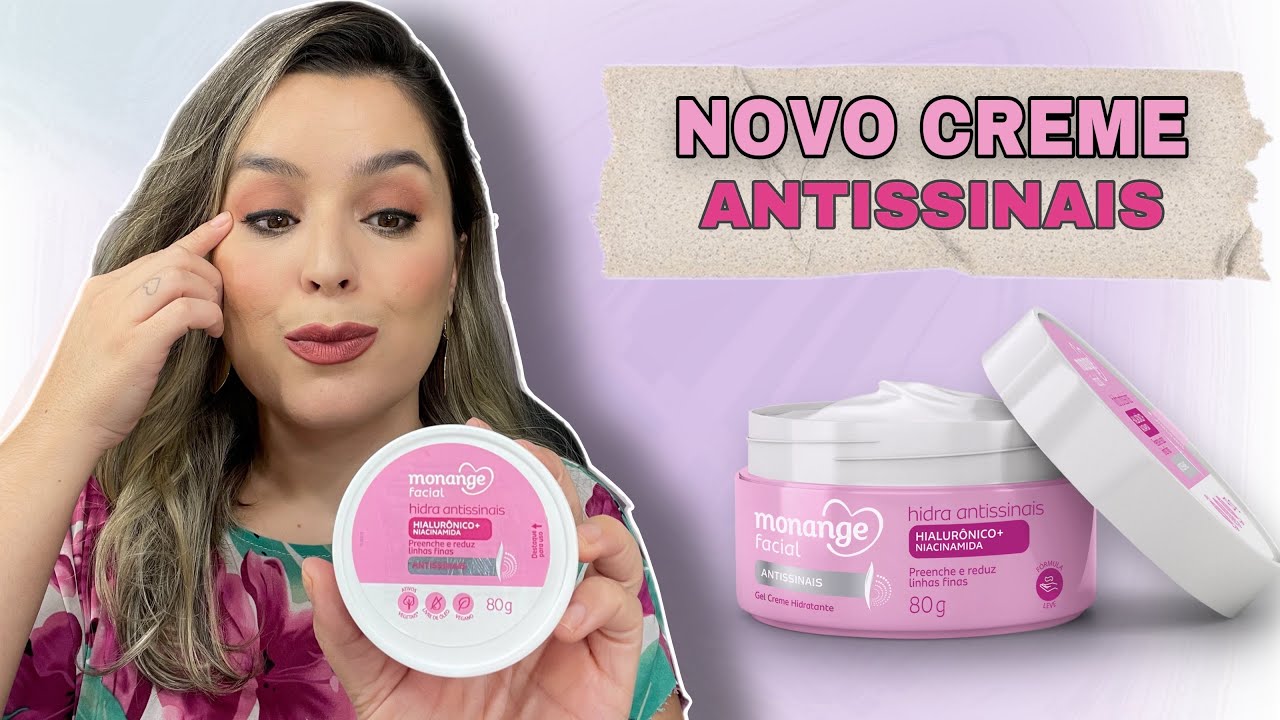 MONANGE HIDRA ANTISSINAIS - Hialurônico e Niacinamida (30 dias de uso)