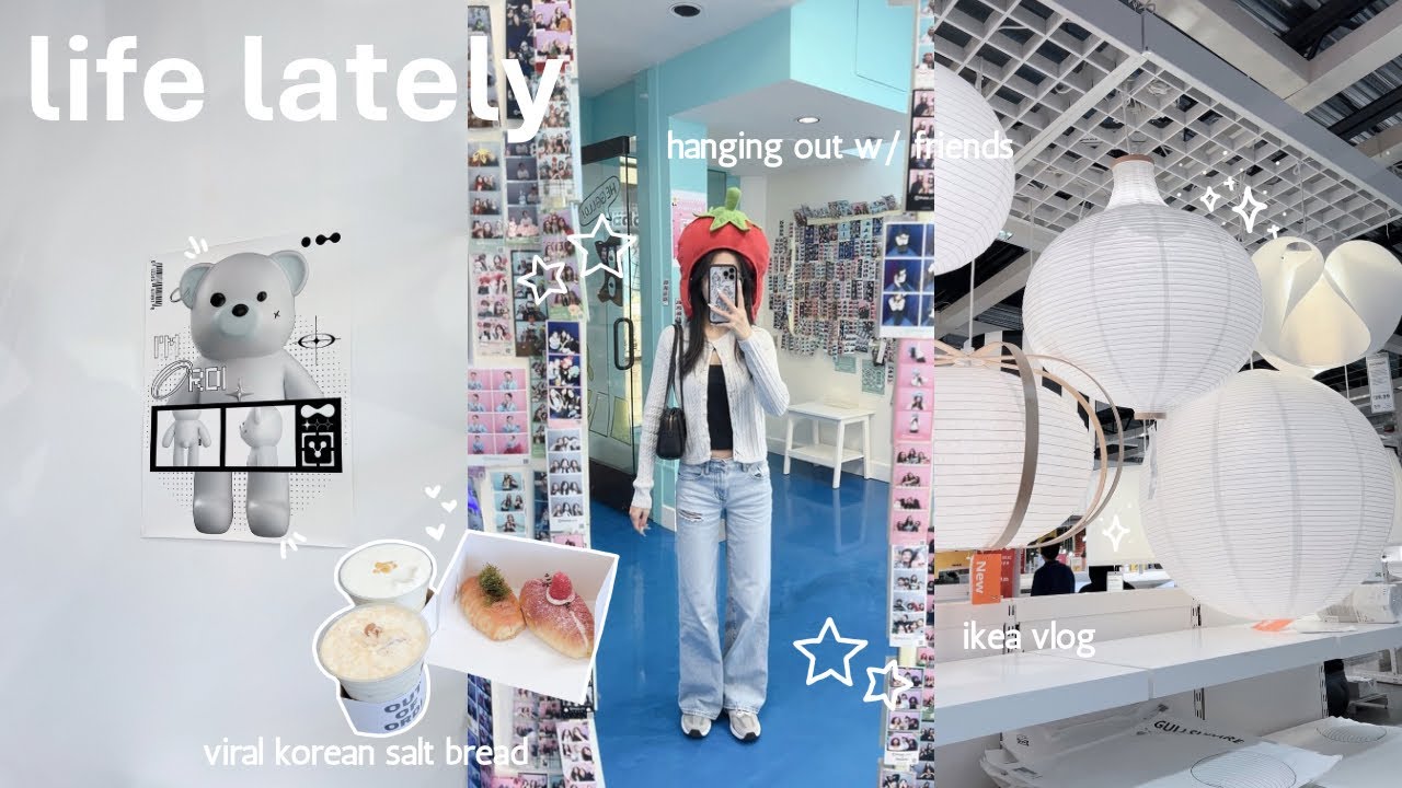 life lately ₊˚ෆ trying out of ordi, making souvenir bags, viral mochi, shopping with friends, ikea