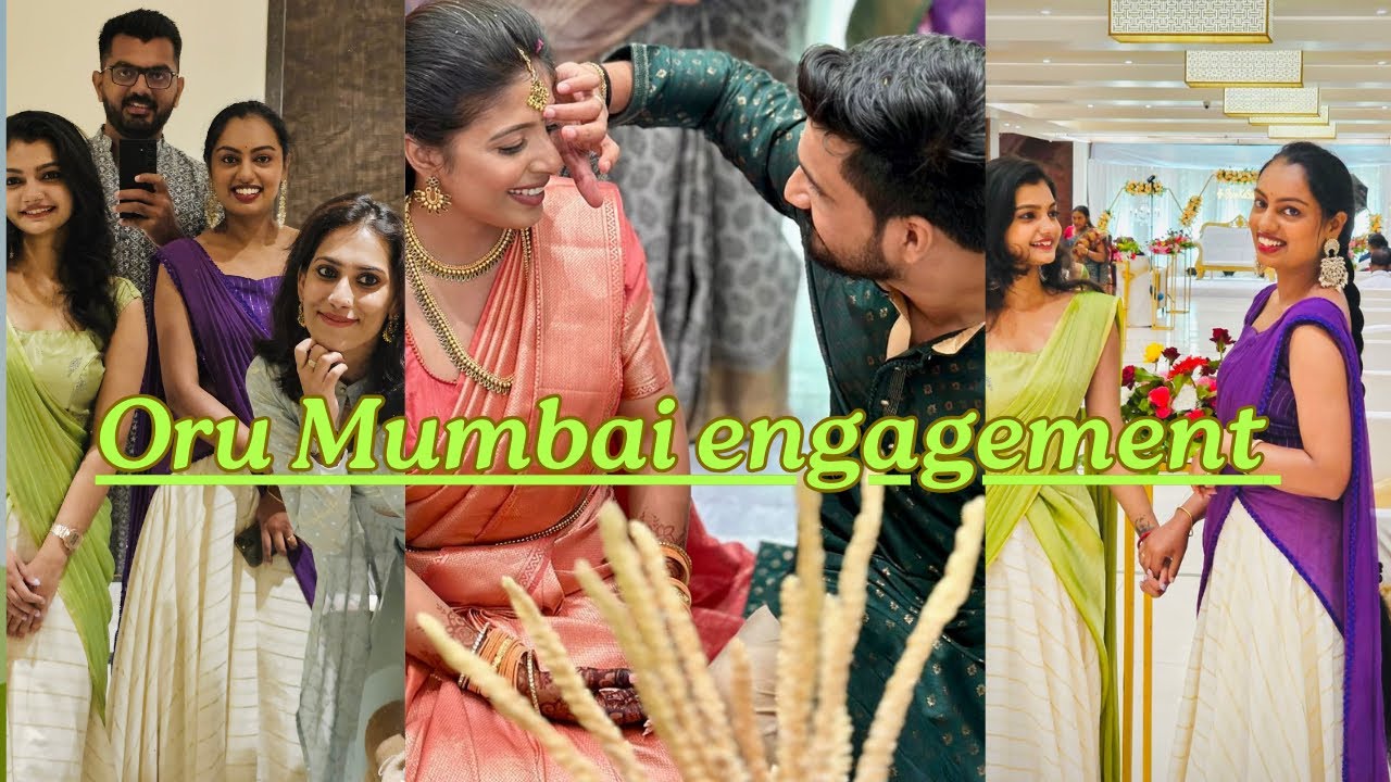 Oru Mumbai engagement | Mumbai vlog | Cousin’s engagement #mumbaivlog #sathyabhamaa