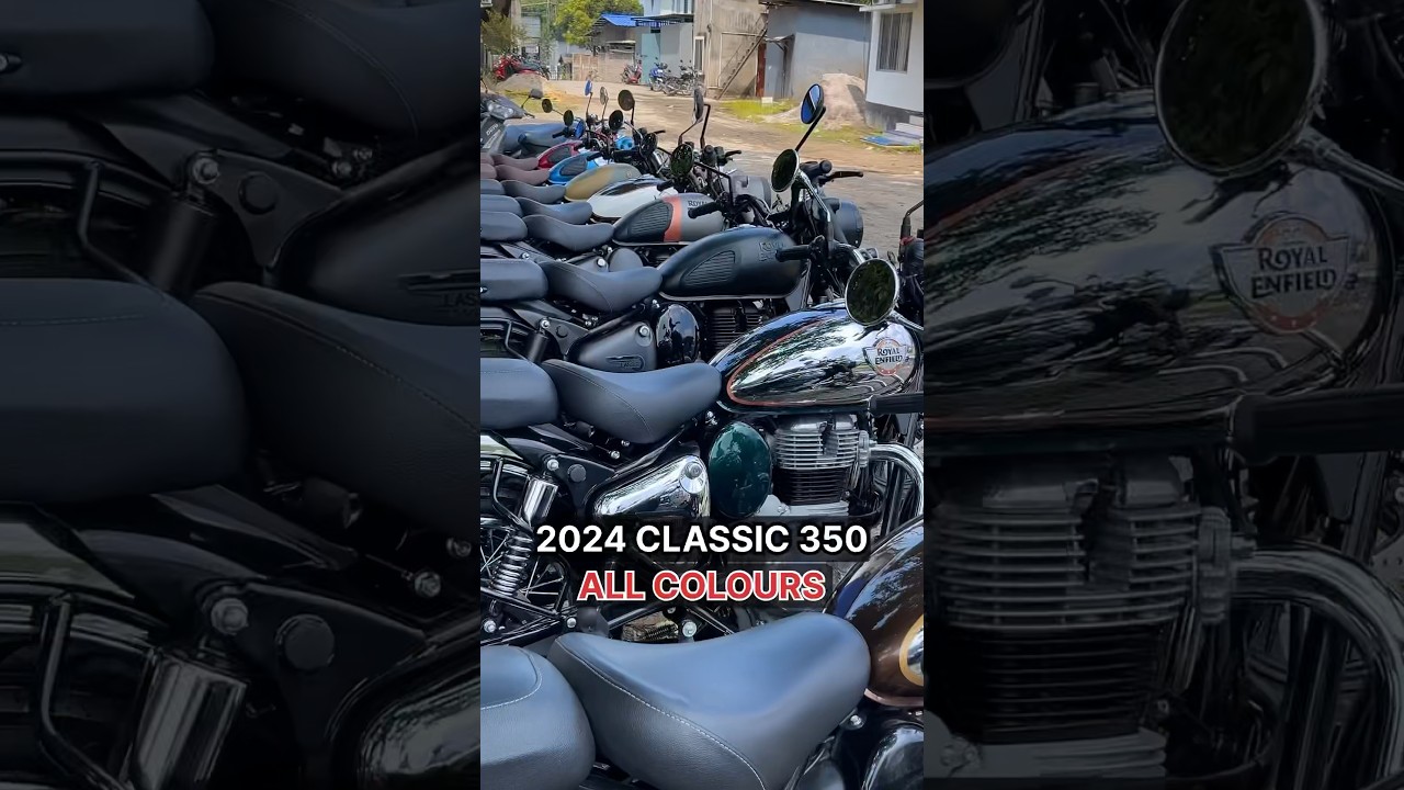 2024 CLASSIC 350 featuring 7 new colours! #royalenfield #classic350 #timelessclassic