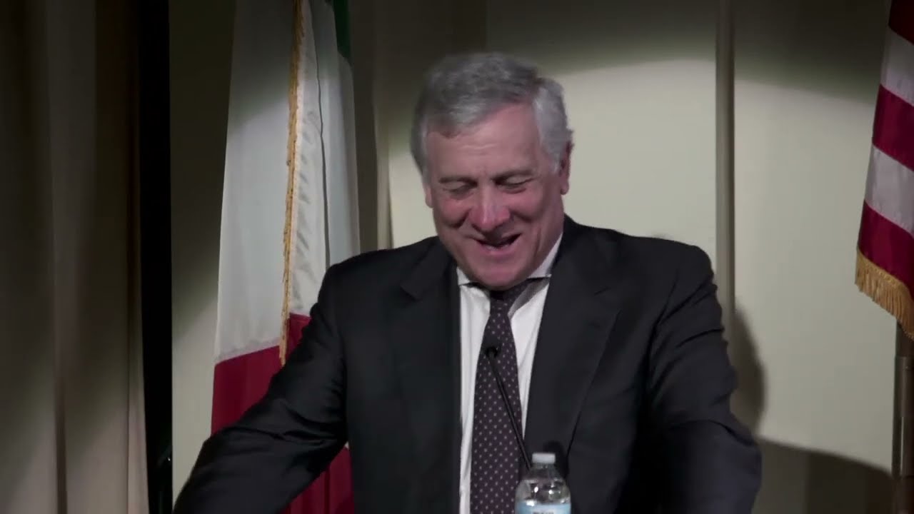 A Conversation with Italian Foreign Minister Antonio Tajani