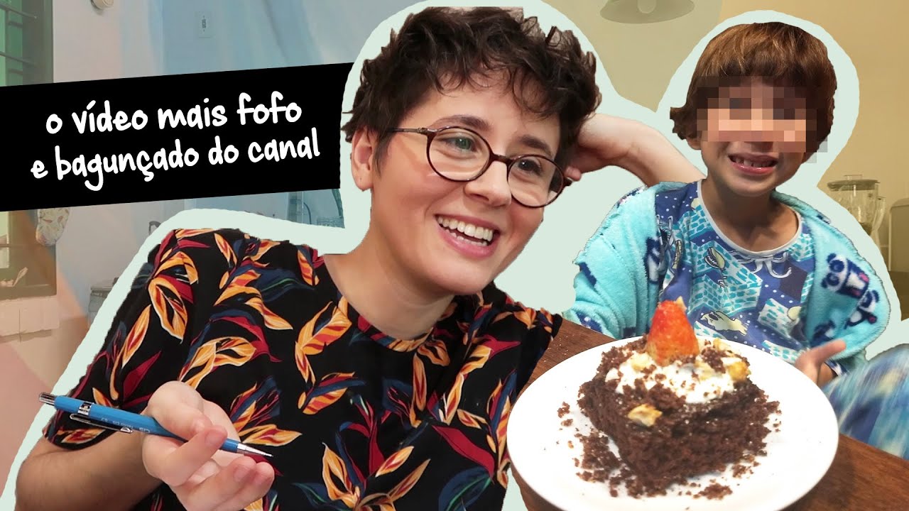 FAZENDO BOLO COM MEU AFILHADO (por chamada de vídeo) | Louie Ponto