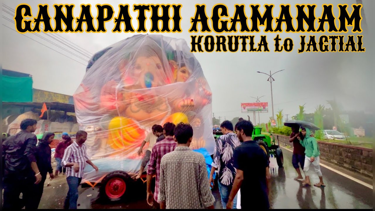 GANAPATHI AGAMANAM KORUTLA TO JAGTIAL ASURA MAHA SENA YOUTH #ganapathi #ganapathisongs #trending