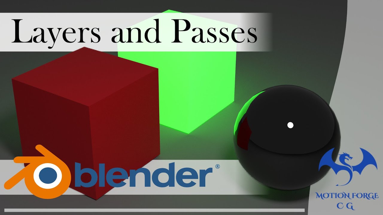 Blender Render Passes and Layers - Free File Download!