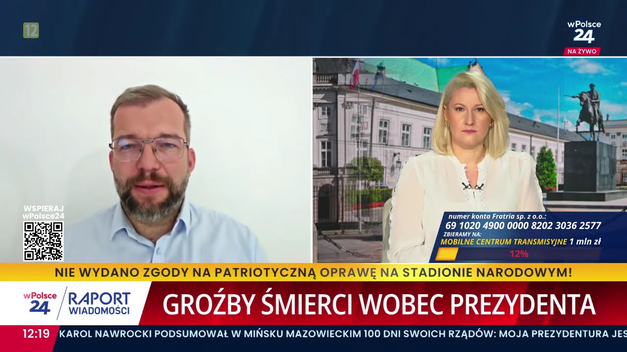 Groźby śmierci wobec Prezydenta! Raport wPolsce24