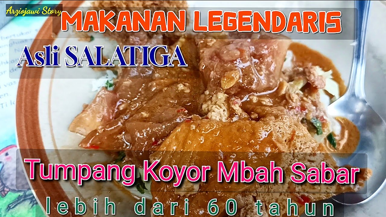 WISATA KULINER Tumpang Koyor Mbah Sabar di Salatiga || Makanan Legendaris