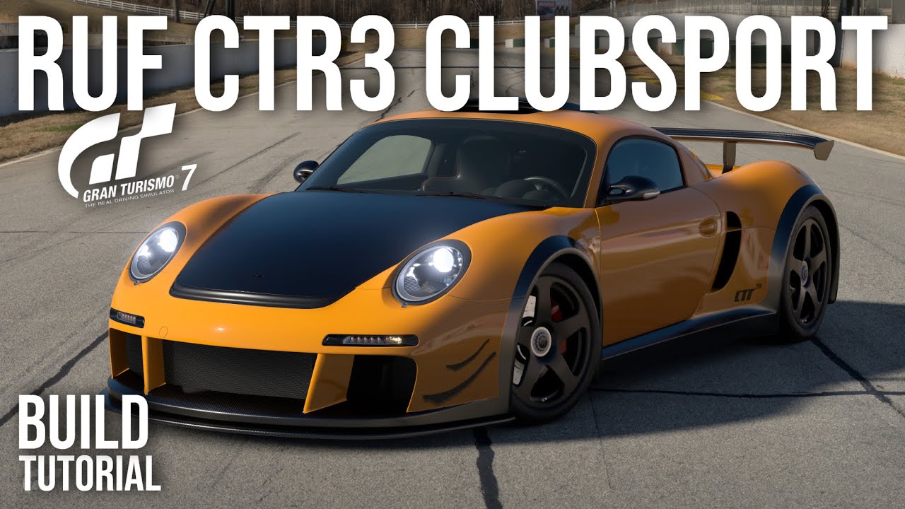 Гран Туризмо 7 | Учебное пособие по сборке RUF CTR3 Clubsport | Специальные проекты