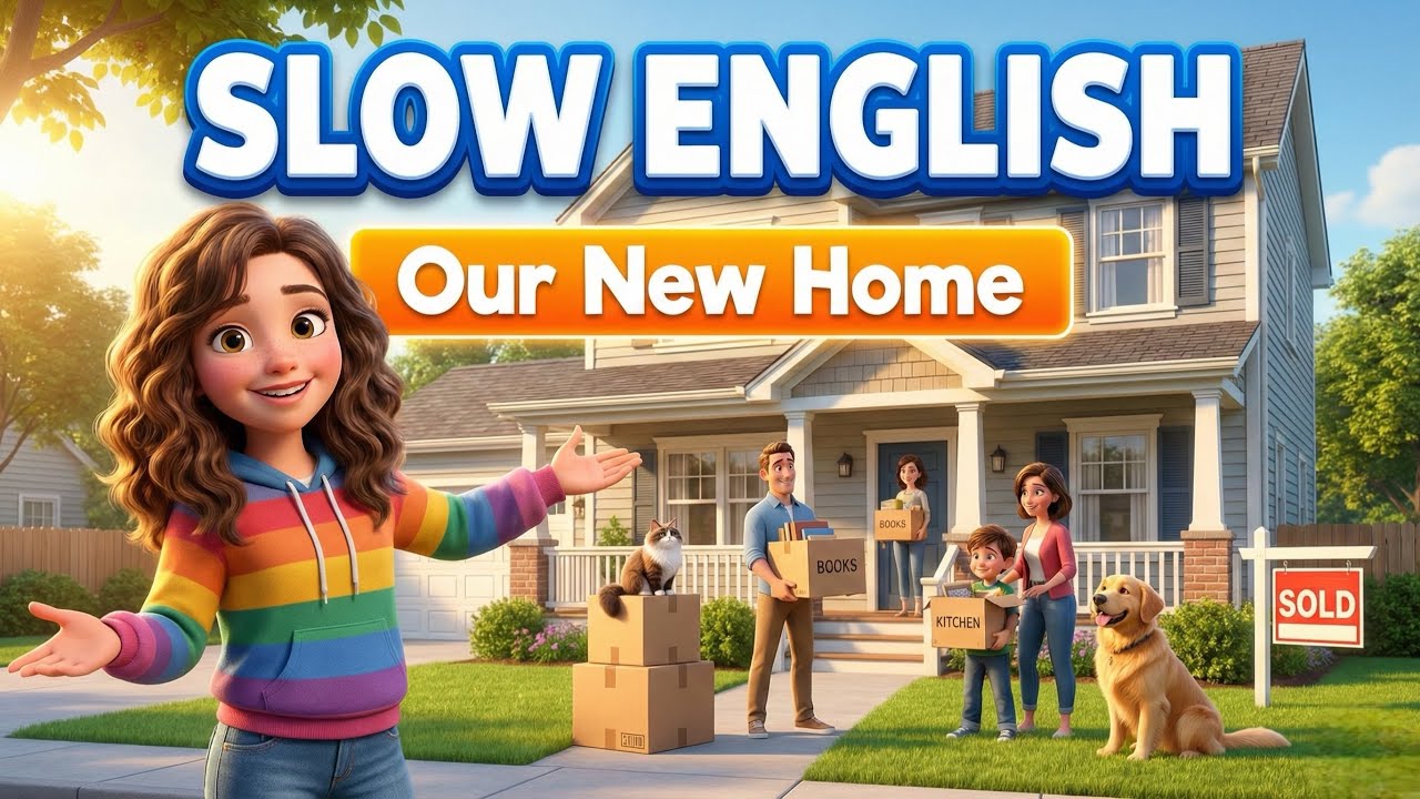 Our New Home | Improve Your English Listening & Speaking Skills | With Subtitles 