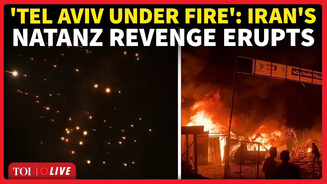 Iran&rsquo;s &lsquo;Natanz Revenge&rsquo; Erupts: Cluster Bomb Hell Hits Israel, Tel Aviv Streets Descend Into Chaos