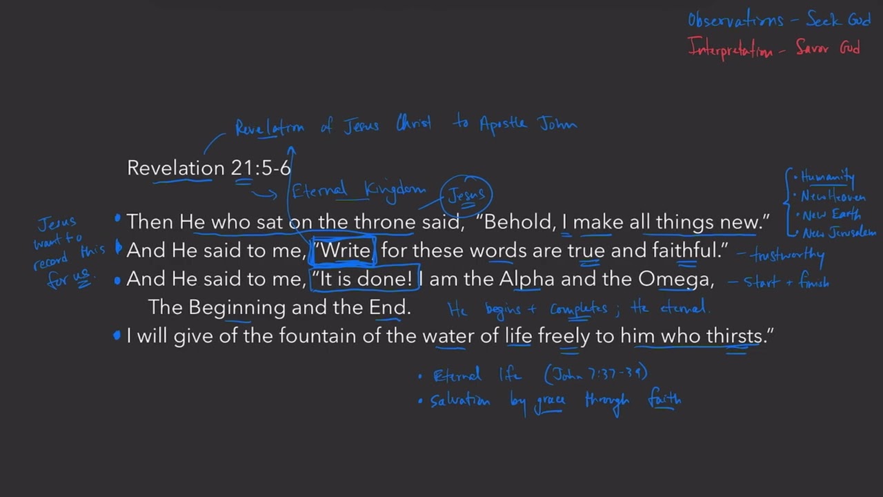 Walk with Him - Revelation 21:5-6