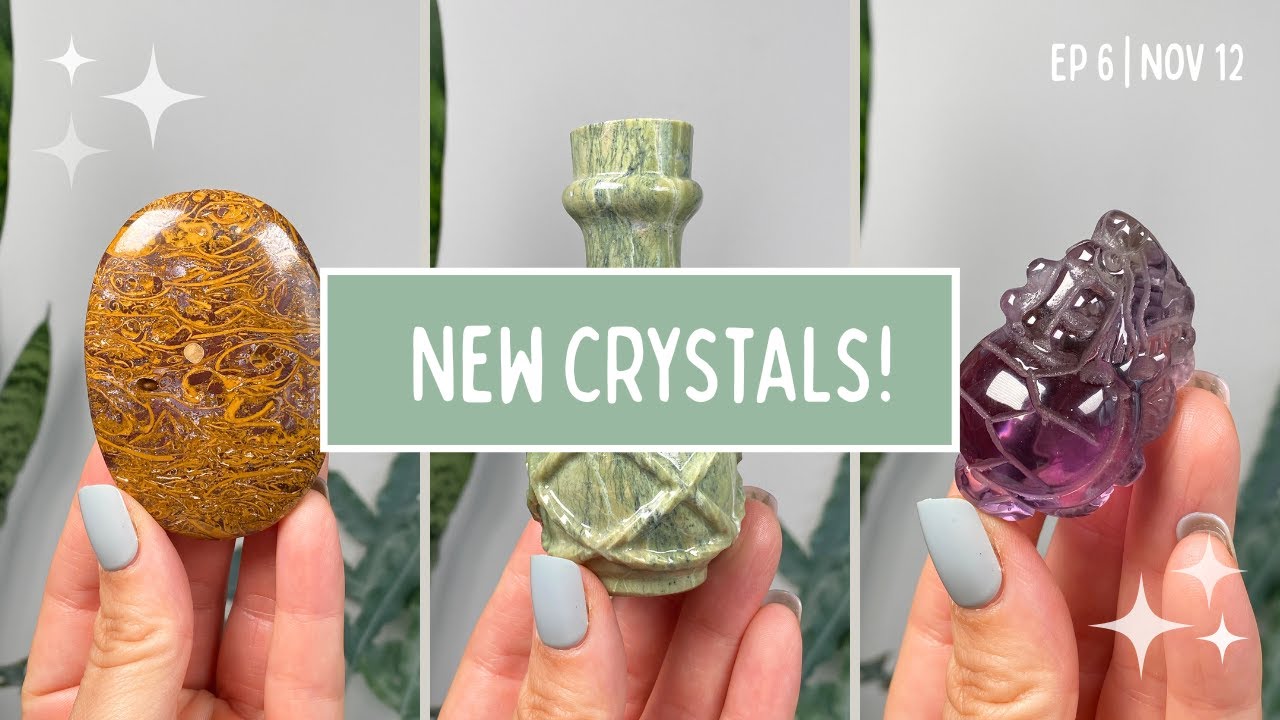 New Crystals!🌿 || Ep 6🎞️ || Weekly Crystal Drop🔮 || Small Crystal Shop UK 💜