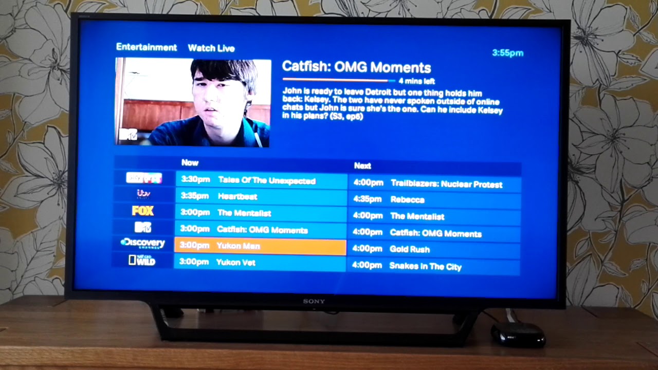 Can you watch live TV on NOW TV?