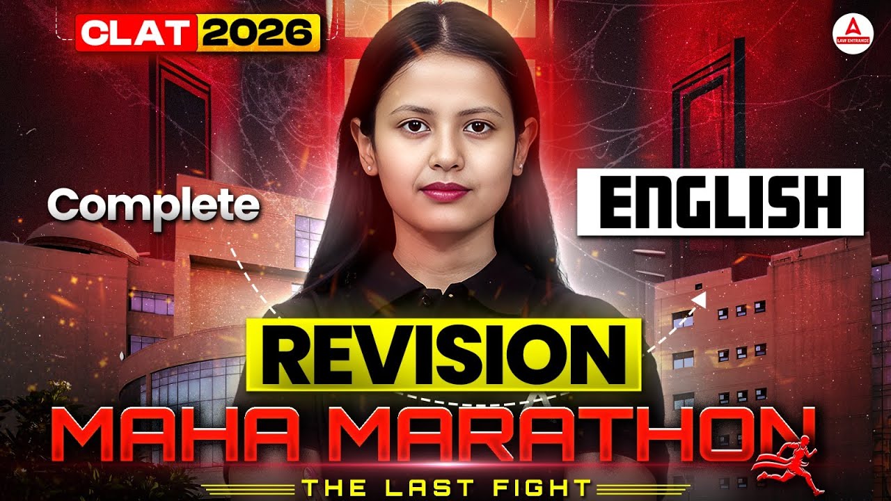 CLAT 2026 English One Shot | Complete English Preparation For CLAT 2026 | MAHAMARATHON
