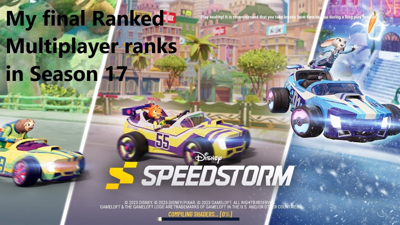 Disney Speedstorm - My final Ranked Multiplayer ranks in Season 17
