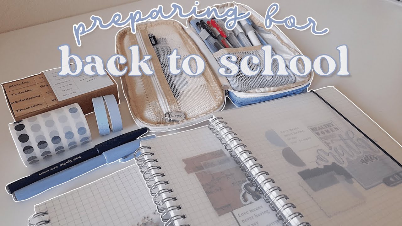 PREPARING FOR BACK TO SCHOOL| pencil case, notebooks, shein haul