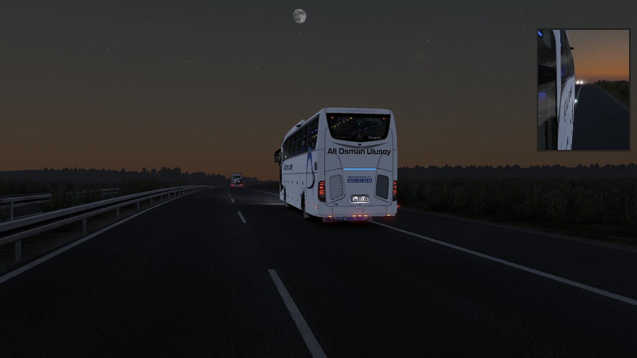 OSMAN KAPTAN İLE SEFERDE KAZA YAPTIK #uzunyol #eurotrucksimulator2 #aliosmanulusoy #otobüs