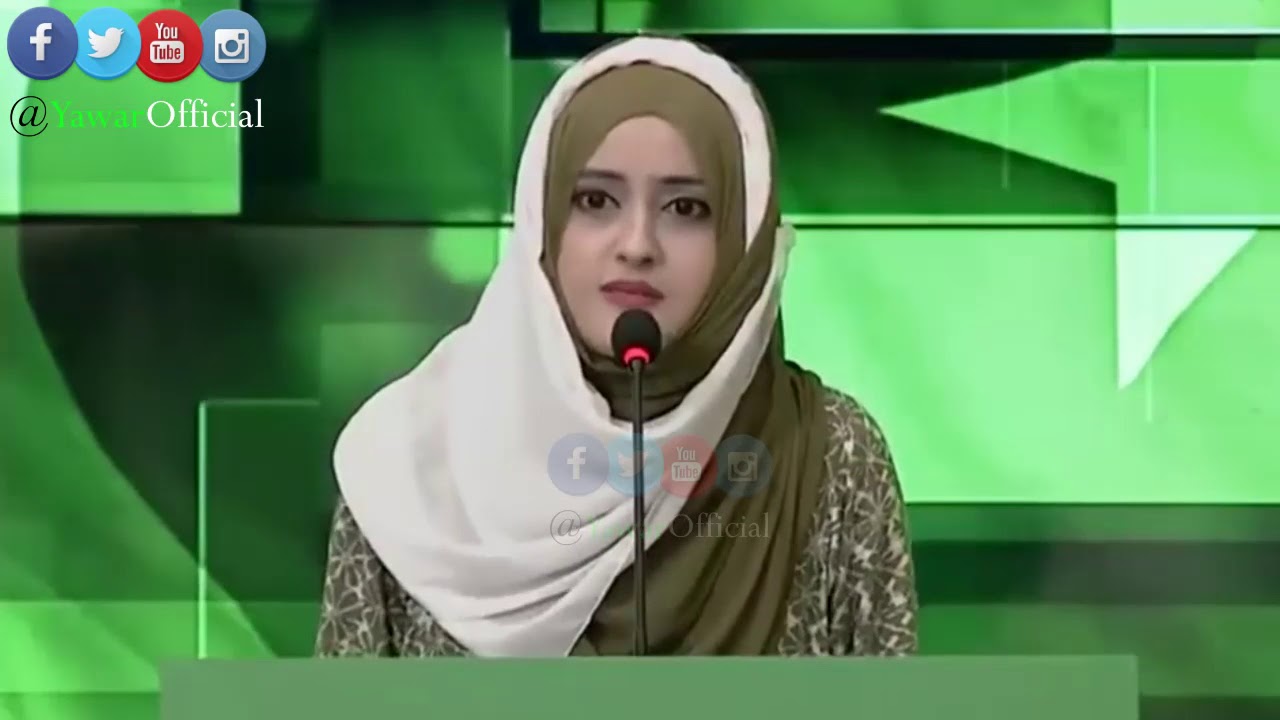 Hum Azad Hai | Best Urdu Speech By Young Pakistani Girl