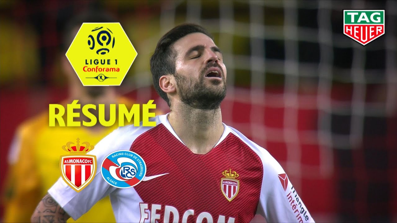 AS Monaco - RC Strasbourg Alsace ( 1-5 ) - Résumé - (ASM - RCSA) / 2018-19