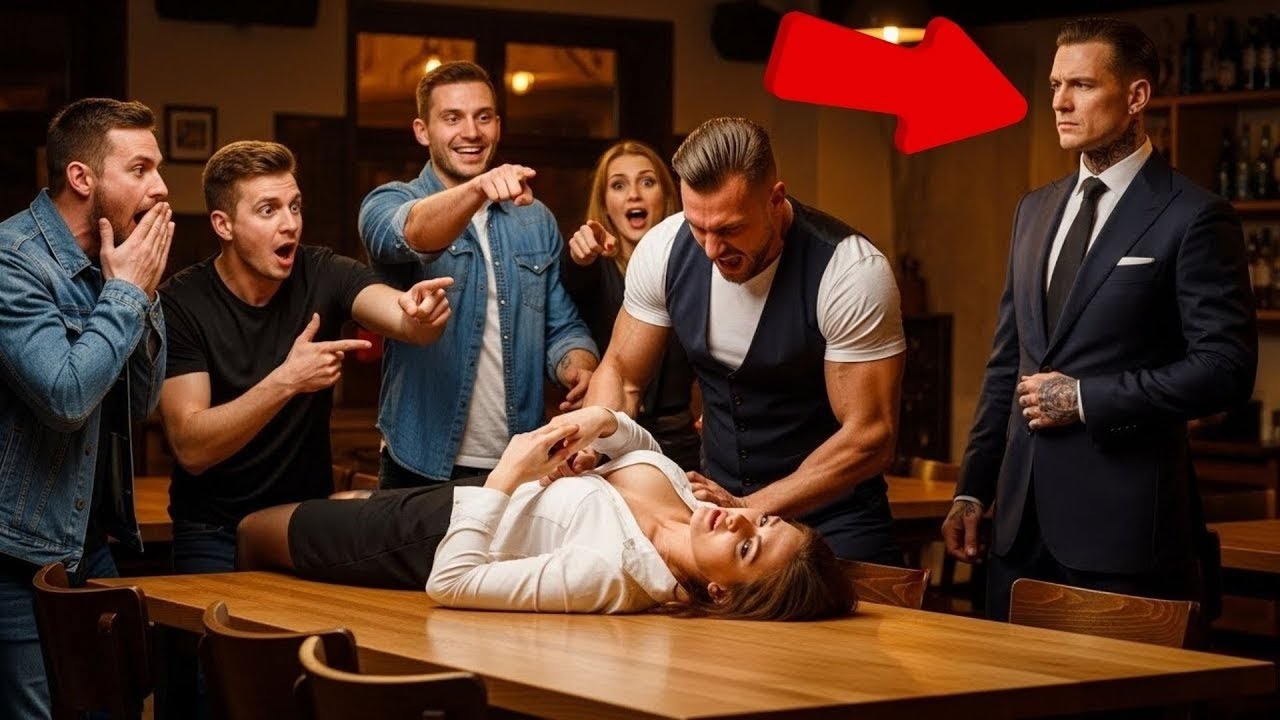 Neue Kellnerin im Hinterzimmer brutal angegriffen — Der Mafiaboss kam im schlimmsten Moment her