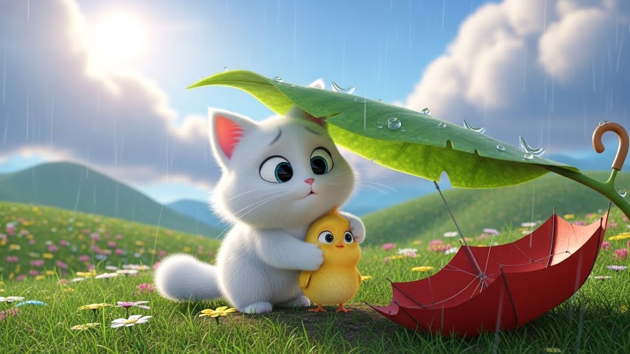Episode-2 Chiki’s Umbrella Broke in the Storm – Could Fluffy Save Him?