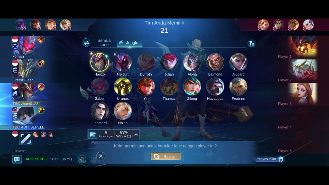 Saber nya roam anjir wkwkwk