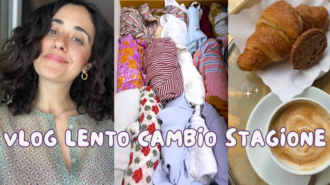 VLOG LENTO CAMBIO DI STAGIONE - Vi porto con me tra decluttering e mercatini dell'usato!