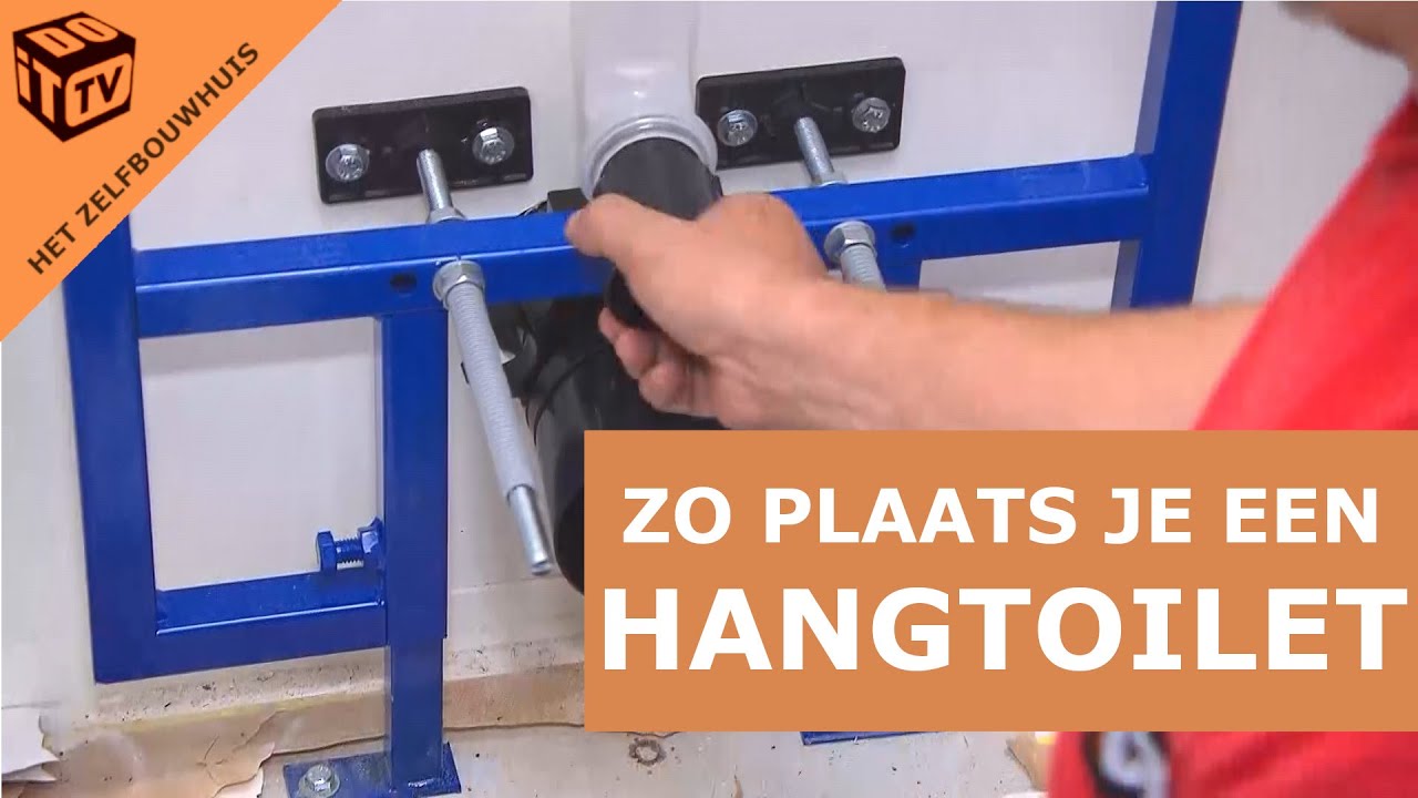 Eenvoudige montage van een hangtoilet! | Het zelfbouwhuis