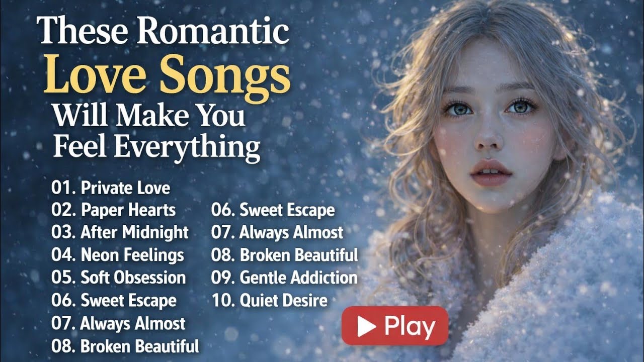 Romantic Love Songs Playlist | Soft & Emotional Pop Music