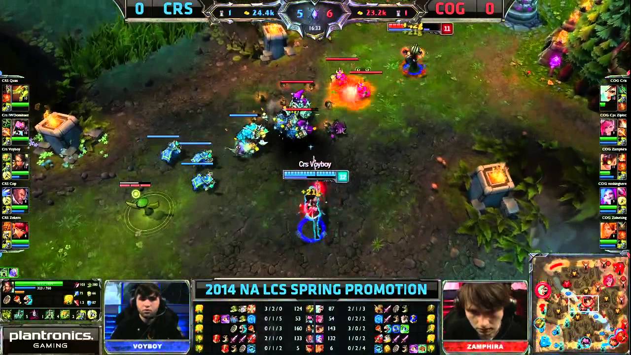 Curse vs Cognitive Gaming Game 1 | 2014 NA LCS Spring Promotion Season 4 | CRS vs COG G1