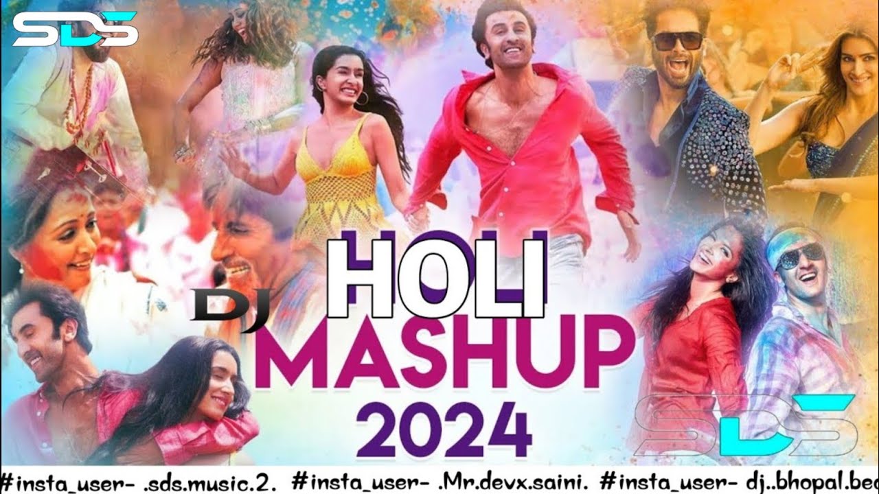 Holi Mashup 2024 (Rang Barse Colors of Festival) | Holi Mashup songs party club | mashup songs remix