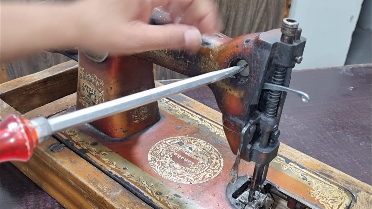 Mastering the art of changing the Thread Take up lever and Shuttle
