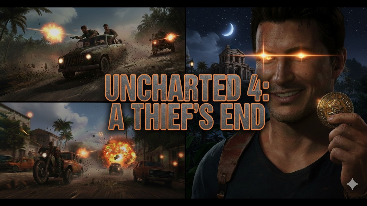Uncharted 4 Story Mode Gameplay | Best Moments & Combat