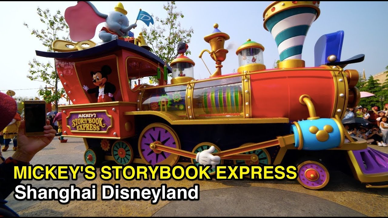 [4K] Mickey's Storybook Express : Shanghai Disneyland