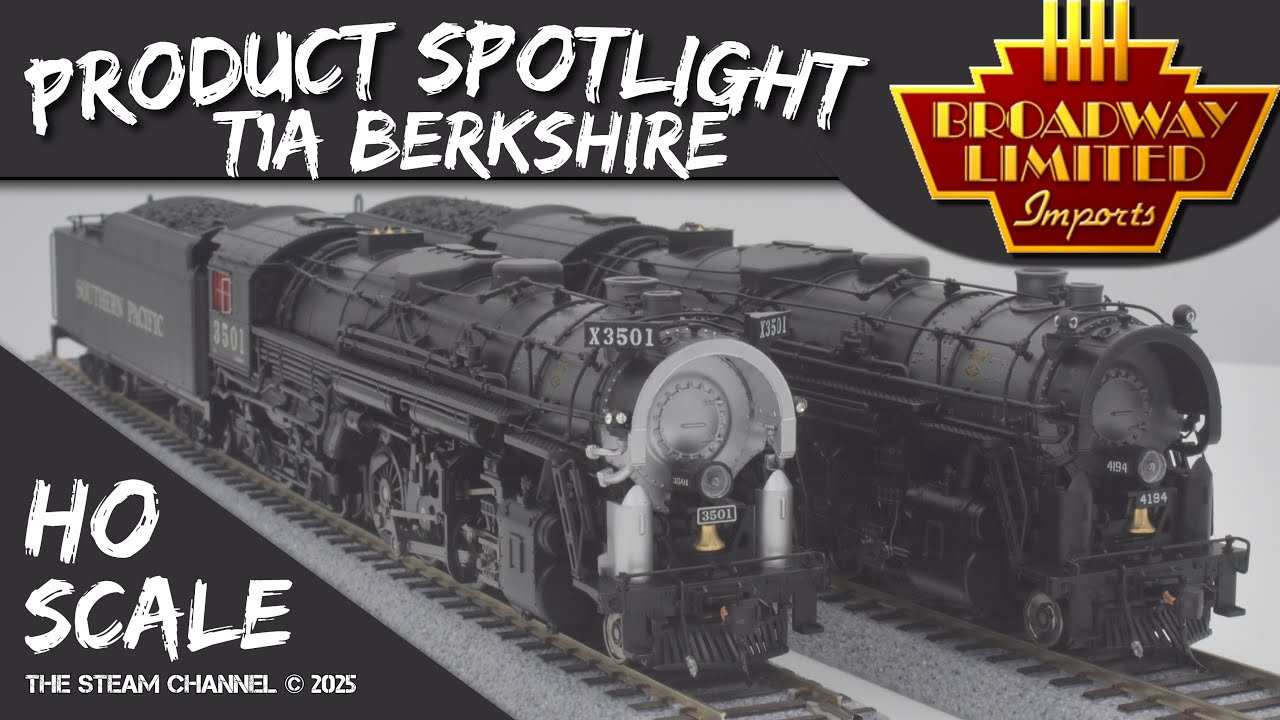 Product Spotlight | T1A Berkshire ATSF/SP Broadway Limited Imports Paragon4 DCC/Sound Smoke!