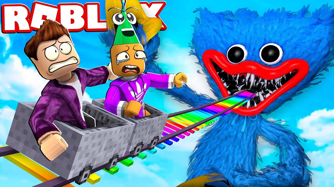 Eine ROBLOX ACHTERBAHNFAHRT in HUGGY WUGGY!