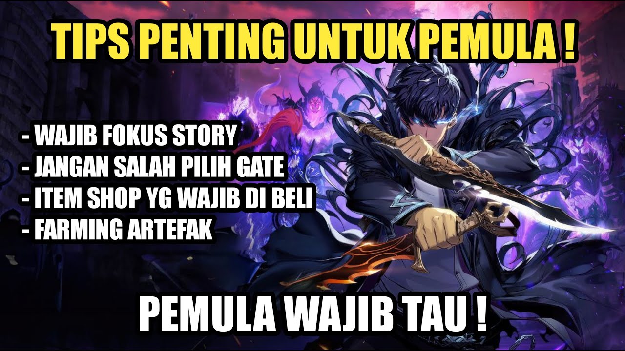 Tips Penting Untuk Pemula ! Kalian Wajib Tau ! - Solo Leveling Arise