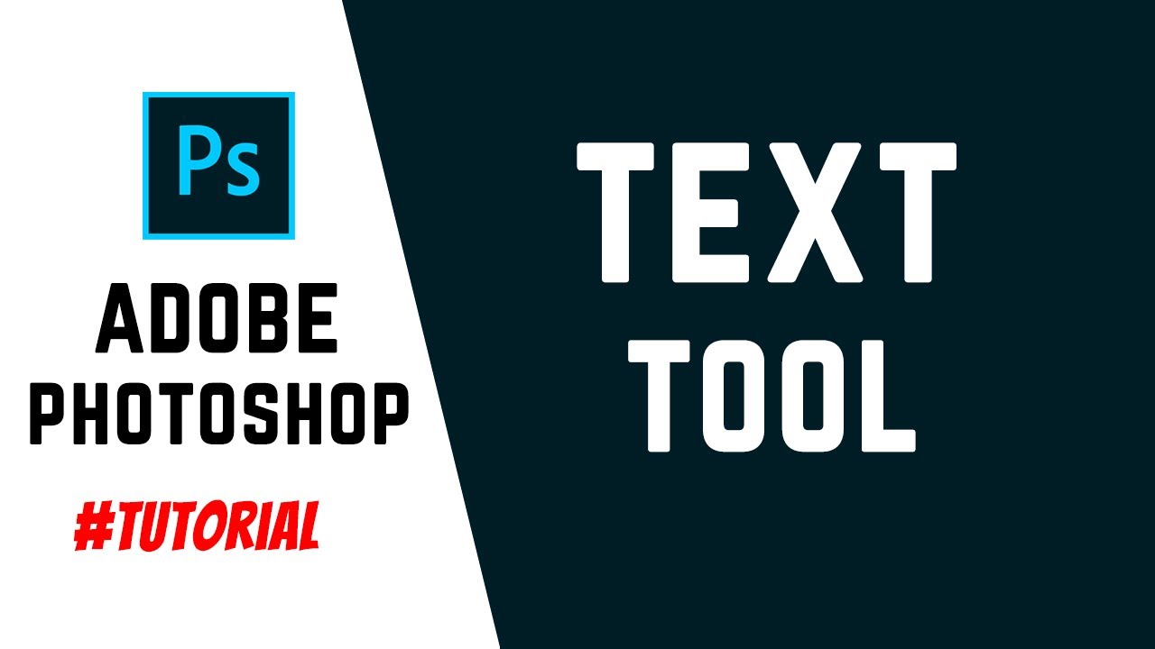 How to use of text tool in photoshop in Hindi | Photoshop tutorial