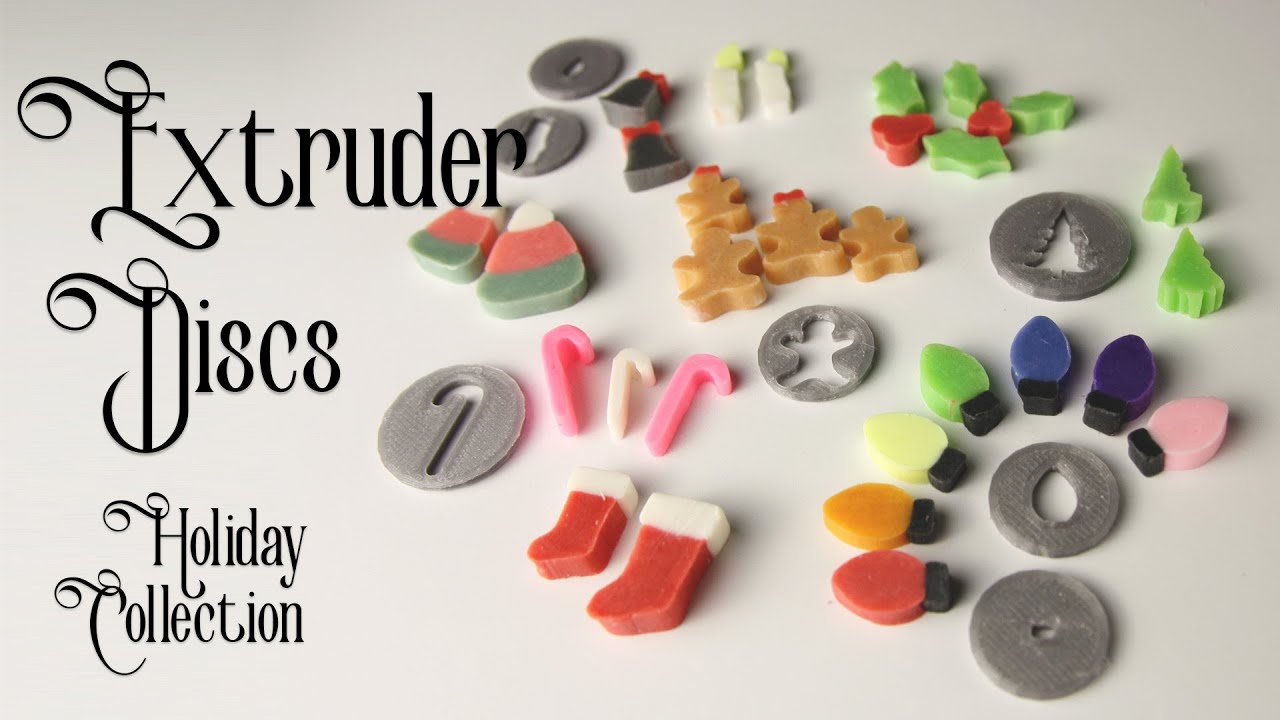Extruder Discs: The Holiday Collection (For Soap Making w/ Soap Dough)