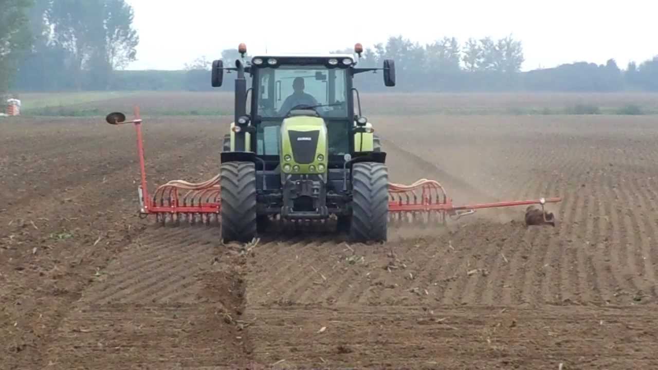 Claas Arion 540 + seminatrice Gaspardo Pinta
