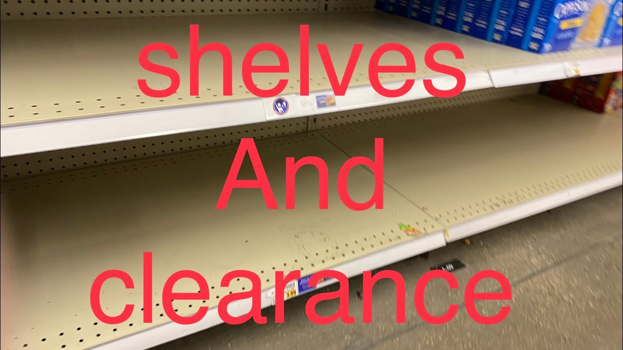 Kroger empty shelves and clearance haul  