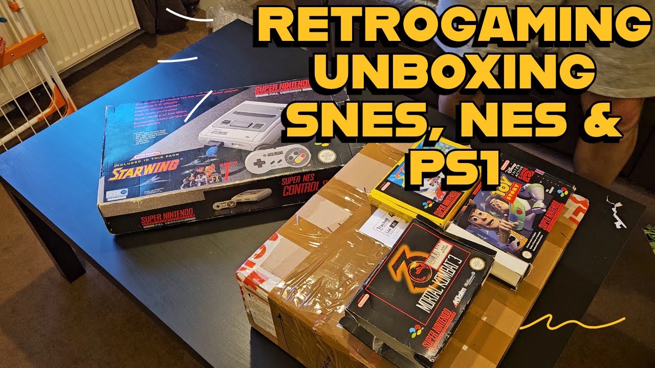 Unboxing Retrogaming Bundle Nes, Snes & PS1