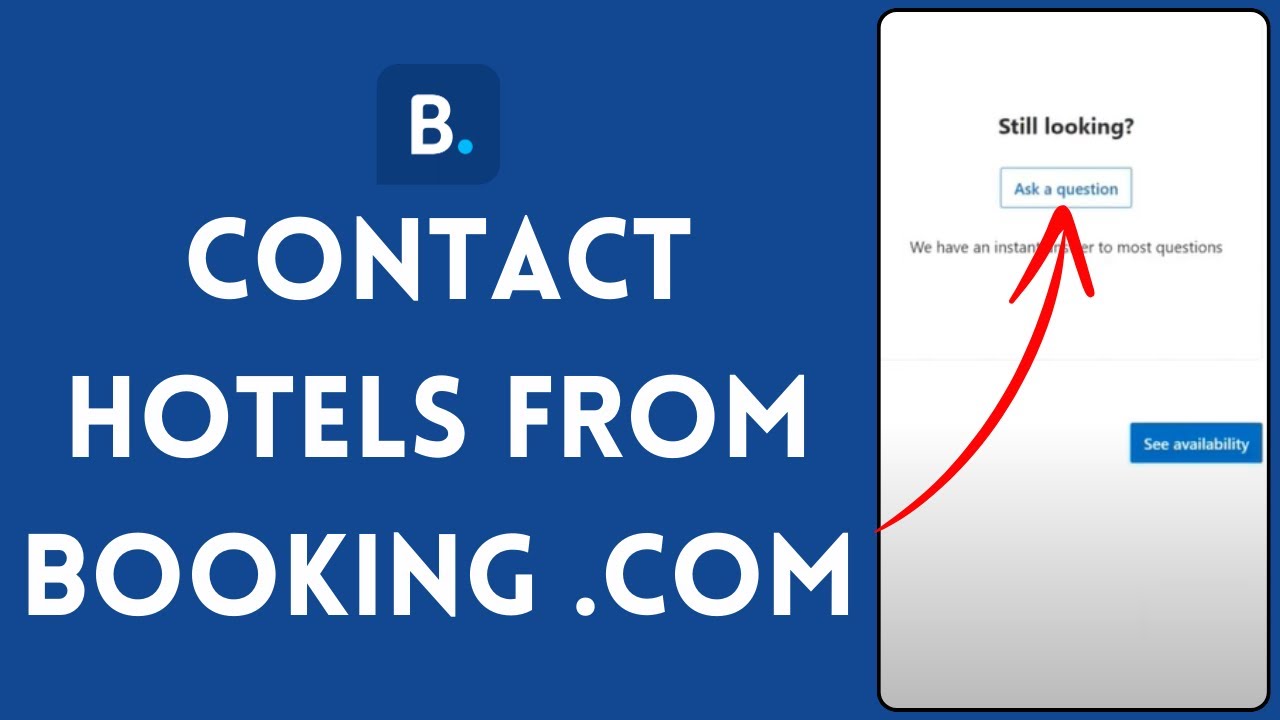 How to Contact Hotels From Booking.com 2024?