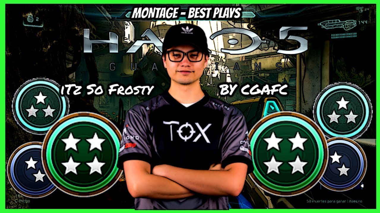 FROSTY BEST PLAYS / LOS MEJORES CLIPS  - iTz So Frosty - HALO 5 Guardians Montage