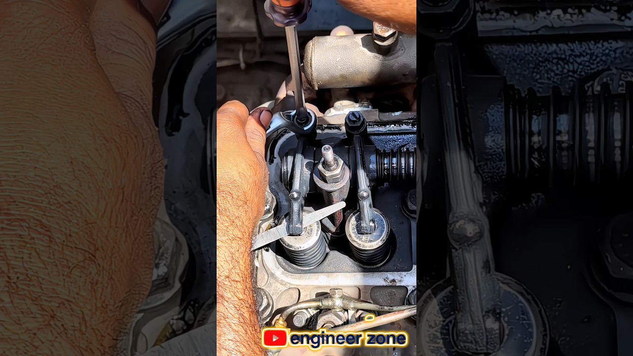 Truck Engine Tappet Setting Explained 🔧 Perfect Valve Clearance Adjustment! #shorts