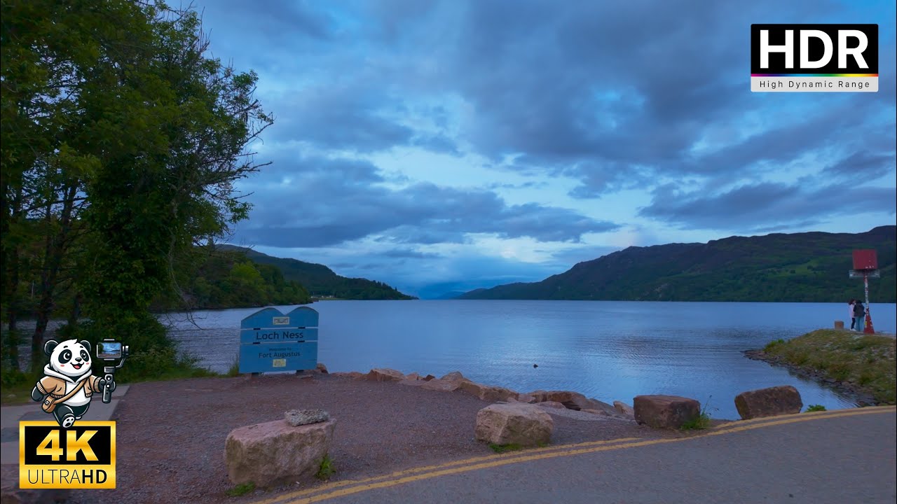 🏴󠁧󠁢󠁳󠁣󠁴󠁿 Fort Augustus, Scotland Walk 2025 | 4K HDR + Binaural Sound