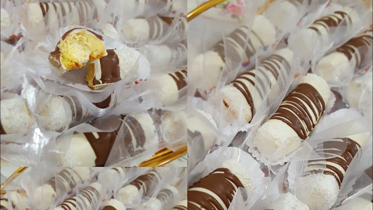 #جديد_حلويات_العيد_2020 صابلي جوز الهند بنة بنة😋 على ضمانتي مع حشو خطيييرر👌