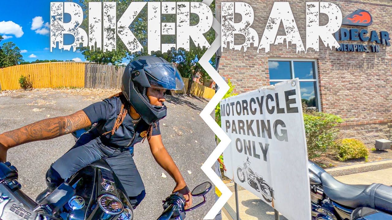 Посещение байкерских баров в Мемфисе в одиночку 🏍💨 Поездка на мотоцикле | Пицца. 1-2 куска|