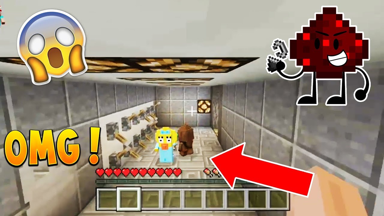 CACHE CACHE SUR MINECRAFT MAP BASE REDSTONE ULTRA SÉCURISÉE !! PS4 FR BUNKER REDSTONE