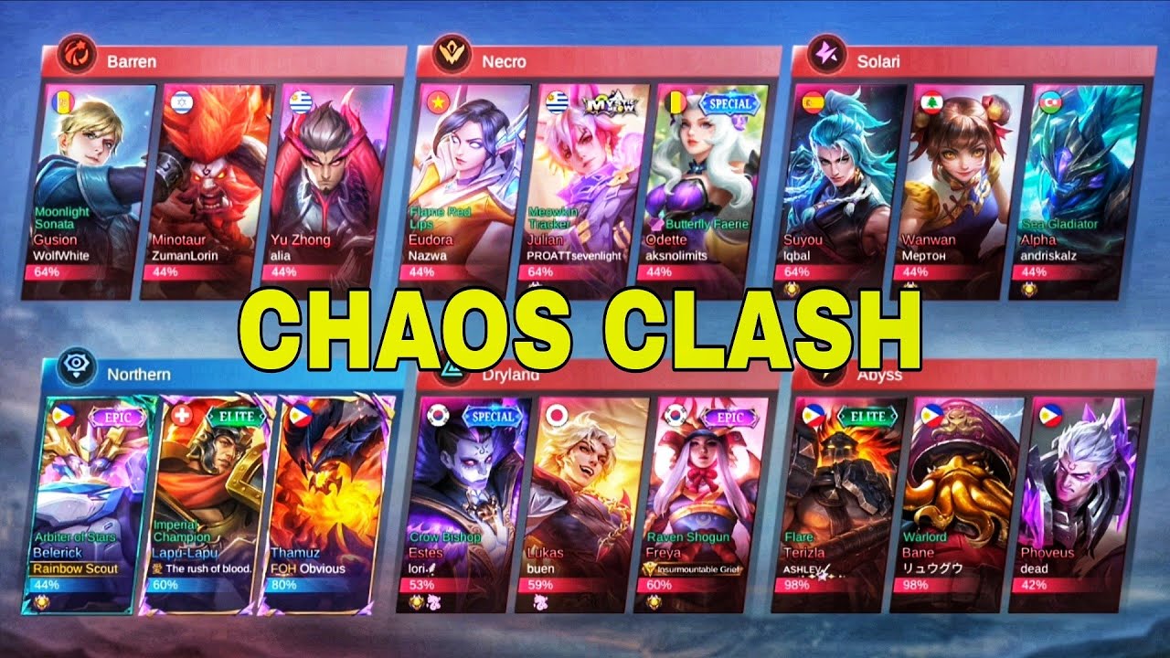 Mobile Legends CHAOS CLASH New Game Mode Full Gameplay
